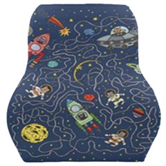 Cat Cosmos Cosmonaut Rocket Car Seat Back Cushion 