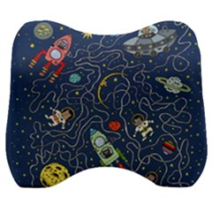 Cat Cosmos Cosmonaut Rocket Velour Head Support Cushion