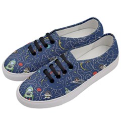 Cat Cosmos Cosmonaut Rocket Women s Classic Low Top Sneakers by Sapixe