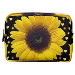 Flowers Hearts Heart Make Up Pouch (medium)