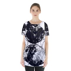 Moon And The Stars Pattern Skirt Hem Sports Top by flipstylezfashionsLLC