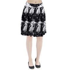 Moon And The Stars Pattern Pleated Skirt by flipstylezfashionsLLC