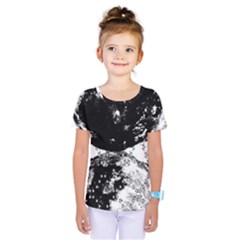 Moon And The Stars Pattern Kids  One Piece Tee