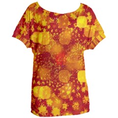 Christmas Star Advent Background Women s Oversized Tee by Sapixe