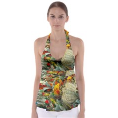 Flower Color Nature Plant Crafts Babydoll Tankini Top by Sapixe