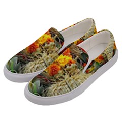 Flower Color Nature Plant Crafts Men s Canvas Slip Ons by Sapixe