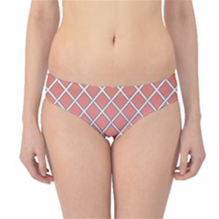 Morning Glory Argyle (blue Sky) Pattern Hipster Bikini Bottoms by emilyzragz