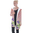 Morning Glory Argyle (Sunset) Pattern Longline Hooded Cardigan View1