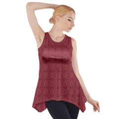 Pattern Background Texture Side Drop Tank Tunic by Sapixe