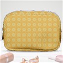 Pattern Background Texture Yellow Make Up Pouch (Small) View1