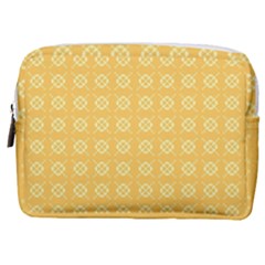 Pattern Background Texture Yellow Make Up Pouch (medium)