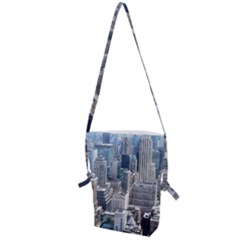 Manhattan New York City Folding Shoulder Bag