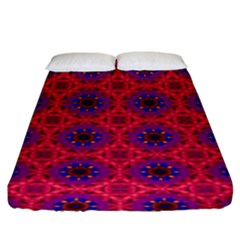 Retro Abstract Boho Unique Fitted Sheet (king Size)