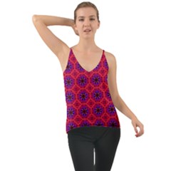 Retro Abstract Boho Unique Chiffon Cami by Sapixe