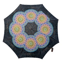 Mandala Cosmos Spirit Hook Handle Umbrellas (small) by Sapixe