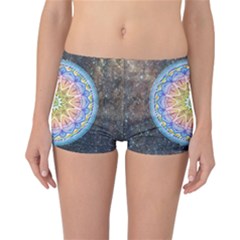 Mandala Cosmos Spirit Reversible Boyleg Bikini Bottoms by Sapixe