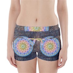 Mandala Cosmos Spirit Boyleg Bikini Wrap Bottoms by Sapixe