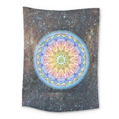 Mandala Cosmos Spirit Medium Tapestry by Sapixe