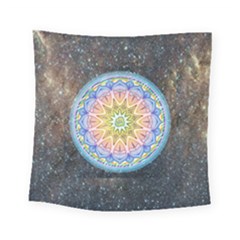 Mandala Cosmos Spirit Square Tapestry (small) by Sapixe