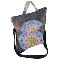 Mandala Cosmos Spirit Fold Over Handle Tote Bag