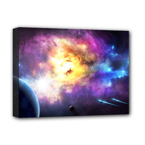 Colors Of The Planets Deluxe Canvas 16  X 12  (stretched)  by burpdesignsA