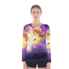 Colors Of The Planets Women s Long Sleeve Tee