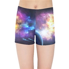 Colors Of The Planets Kids Sports Shorts by burpdesignsA