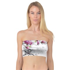 Butterflies And Flowers Bandeau Top by burpdesignsA