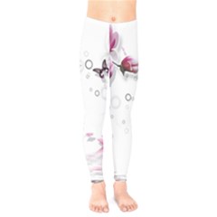 Butterflies And Flowers Kids  Legging by burpdesignsA