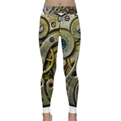  Clock Steampunk Gear  Classic Yoga Leggings by burpdesignsA