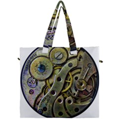  Clock Steampunk Gear  Canvas Travel Bag