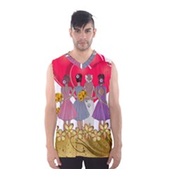 Girl Power Men s Basketball Tank Top by burpdesignsA