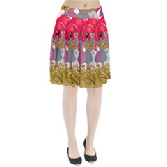 Girl Power Pleated Skirt by burpdesignsA