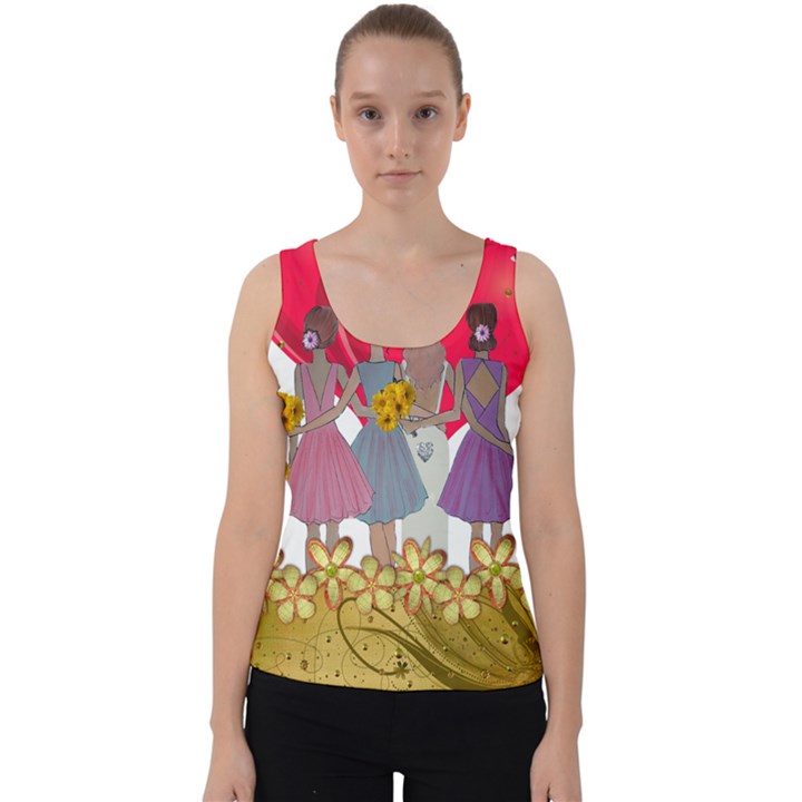 girl power Velvet Tank Top