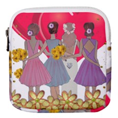 Girl Power Mini Square Pouch by burpdesignsA