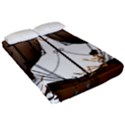 steampunk flyer Fitted Sheet (Queen Size) View2