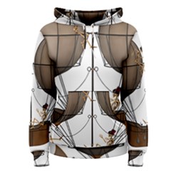 Steampunk Flyer Women s Pullover Hoodie by burpdesignsA