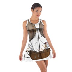 Steampunk Flyer Cotton Racerback Dress