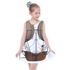 Steampunk Flyer Kids  Summer Dress