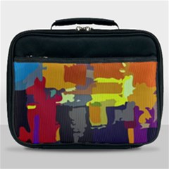 Abstract Vibrant Colour Lunch Bag by Sapixe