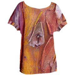 Bark Tree Texture Wood Trunk Women s Oversized Tee by Sapixe