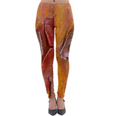 Bark Tree Texture Wood Trunk Lightweight Velour Leggings by Sapixe