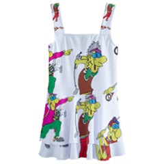 Golfers Athletes The Form Of Kids  Layered Skirt Swimsuit by Sapixe