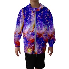 Galaxy Nebula Stars Space Universe Hooded Windbreaker (kids) by Sapixe