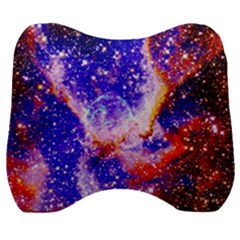 Galaxy Nebula Stars Space Universe Velour Head Support Cushion by Sapixe