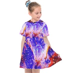 Galaxy Nebula Stars Space Universe Kids  Sailor Dress