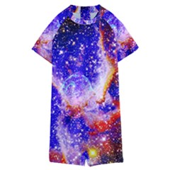 Galaxy Nebula Stars Space Universe Kids  Boyleg Half Suit Swimwear by Sapixe