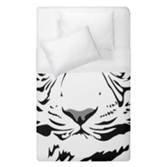 Tiger Black Ans White Duvet Cover (single Size) by alllovelyideas