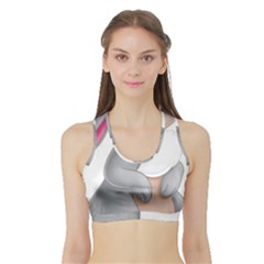 Bear Sports Bra With Border