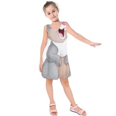 Bear Kids  Sleeveless Dress by NSGLOBALDESIGNS2